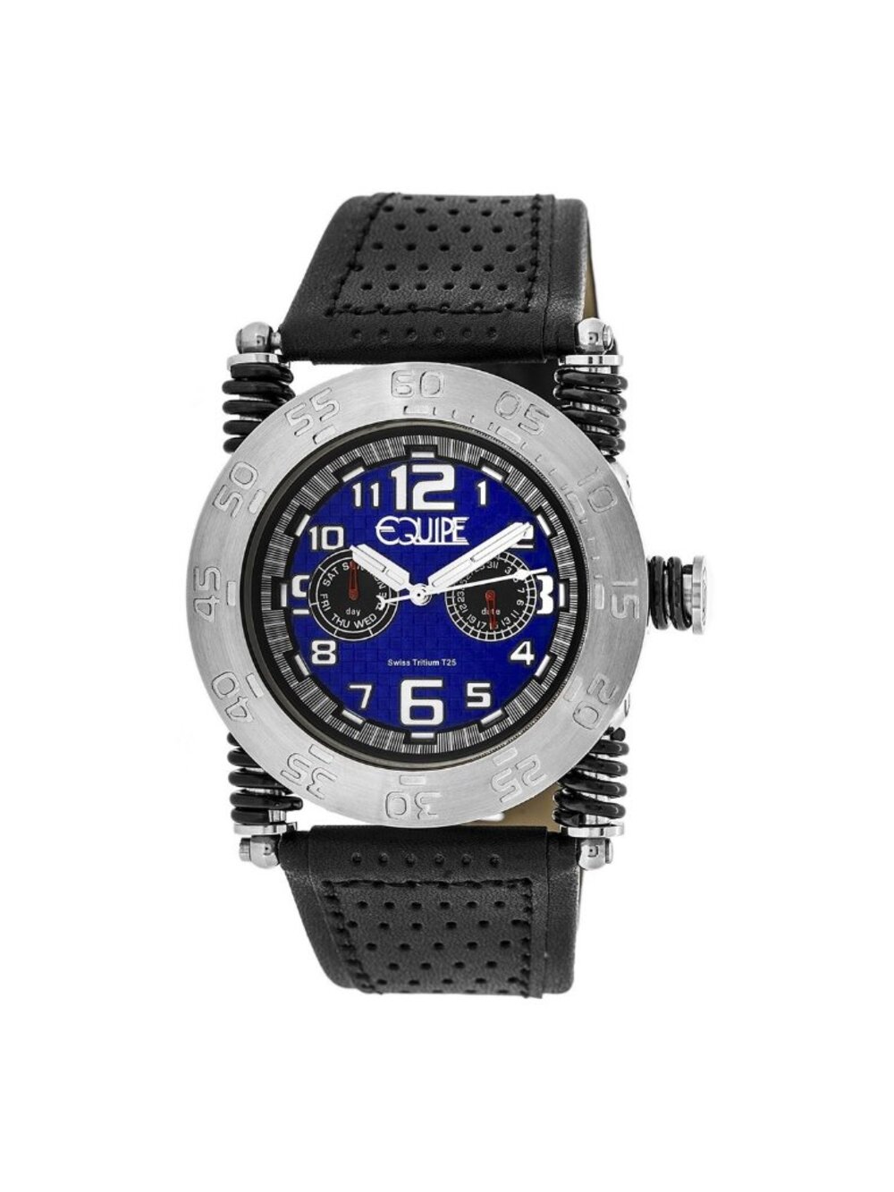 NWT Equipe Tritium Coil Blue Dial Men's Watch